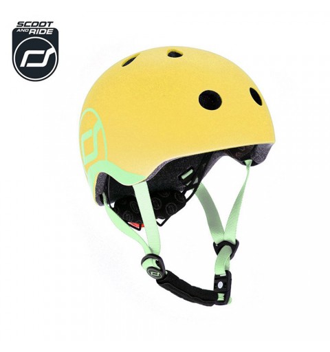 Scoot and Ride Kask - kask dla małych dzieci XXS-S | Lemon